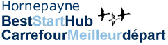 Hornepayne Best Start Hub Logo and link to Hornepayne Home page